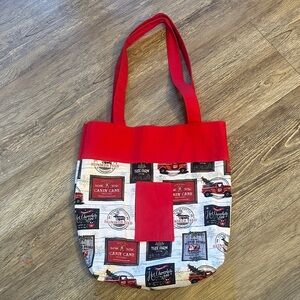 Homemade Christmas Tote Bag